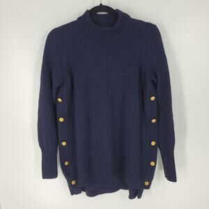 Tuckernuck Navy Wool Sophia Sweater L